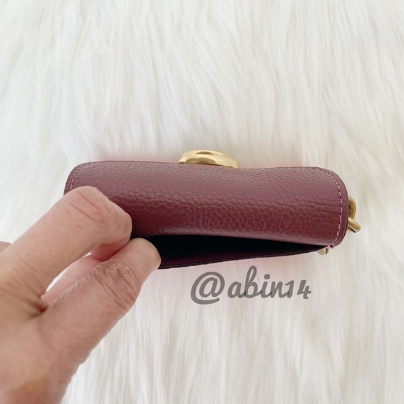 NWT Coach Mini Tabby Bag Charm Coin Card Case - Picture 5 of 9